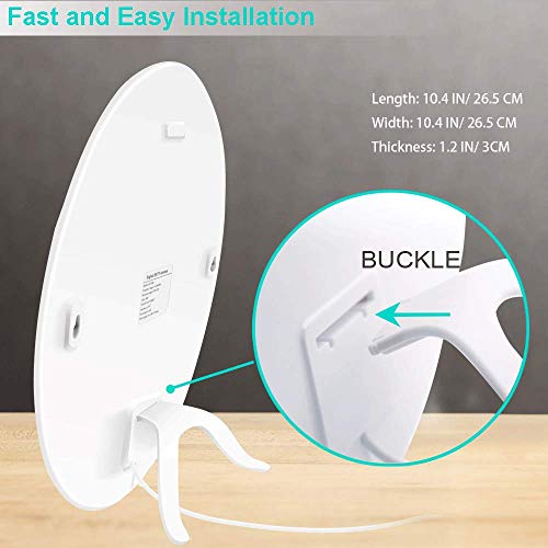 [2019 Newest] TV Antenna,Indoor Digital HDTV Antenna Amplified 150Miles Range Support 4K 1080P VHF UHF & Older TV's Digital Antenna with 17ft Coax Cable/USB Power Adapter (White)