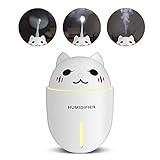 MONOLED Cool Mist Humidifier, Air Humidifier, 3 in 1 Cool Mist Humidifier + Cooling Fan + Night Light, Essential Oils Diffuser Cool for Home Office Baby Bedroom Study Spa Yoga with Filter