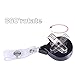 Kuuqa Retractable Badge Key Reel with Swivel-Back Alligator Clip for ID Card (Pack of 5)