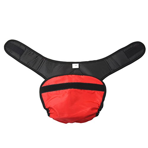 BWOGUE Premium Dog Diapers Female (Pack of 2) with Velcro Washable