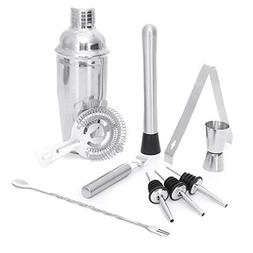BESTSOON Cocktail-Shaker-Set, 11-teilig, Mixer, Barsieb, Barsieb, Barkeeper, Mixer-Werkzeug – Bild 4