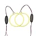 Grandview 2x 90mm LED Car Angel Eyes Halo Ring Lamp Light Bulb 66SMD Headlight COB (white)