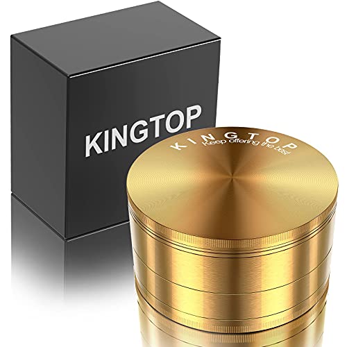 Home Kitchen Kingtop Herb Spice Grinder Large 3 0 Inch Rose Gold Avenueeventgroup Com
