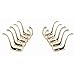 These Double Coat Hooks Bronze (5 Pack) Give You Style, Quality & Strength Throughout Your Home. Perfect Use includes Towel Hook, Peg Hooks, Door Hook & Wall Hooks