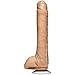 Doc Johnson Kevin Dean - 12.5 Inch Realistic Cock with Removable Vac-U-Lock Suction Cup Base - F-Machine Compatible - Made of Firm Yet Flexible R5 Material - Storage Bag Included