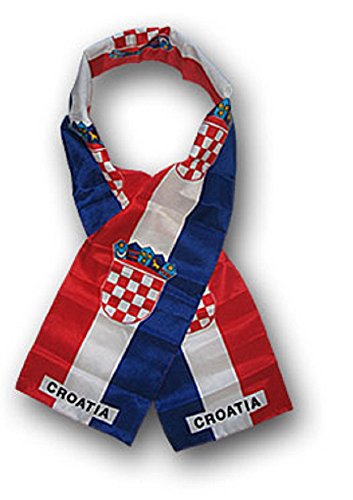 Croatia Country Lightweight Flag Printed Knitted Style Scarf 8
