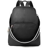 CLUCI Small Backpack for Women, Womens Backpack PU Backpack Purse for Women Leather Convertible Travel Backpack Shoulder Bags