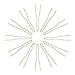 Marilyn Faye's U-Shaped Crinkled Hair Pins (Set of 12) (3 inch, Blonde)