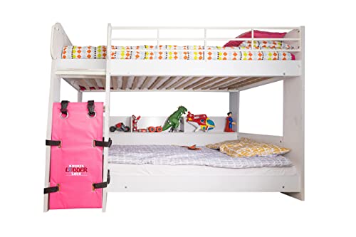 Kiddies Ladder Lock, Bunk Bed Ladder Cover, Ladder Cover, Ladder Guard, Ladder Lock, Prevents Access to ladders (Pink)