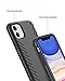 EUASOO iPhone 11 case, Shockproof Hard PC+ Soft TPU Double Protection, Stylish Slim Lightweight Non-Slip Cover Case, Support Wireless Charging, Only Compatible for 2019 iPhone 11 6.1 Inch (Black)