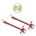 Wolfwhoop LR10 5.8GHz 5DBi High Gain Circular Polarized Four Leaf Clover Antenna For Professional Racing Drone Set--1pc SMA Male and 1pc RP-SMA Male Four Leaf Clover Antenna for FPV Multicopter (RED)