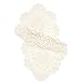 yazi Rustic Crochet Table Runner Cotton BeigeTable Doilies Handmade Table Runner for Dinning Room 11.8