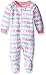 The Children's Place Baby Printed Blanket Sleeper Pajamas, Simply White, 12-18 Months