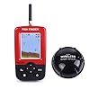 Fish-FinderiGarden-Portable-Fish-Finder-Rechargeable-Wireless-Sonar-Sensor-Fishfinder-Depth-Locator-with-Fish-SizeWater-TemperatureDot-Matrix-45m-Range