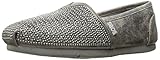 Skechers BOBS Women's Luxe Bobs-Big Dreamer Flat, Pewter, 10 M US