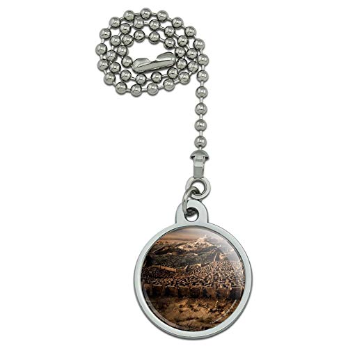 GRAPHICS & MORE Labyrinth Hedge Maze Goblin City Ceiling Fan Light Pull Chain