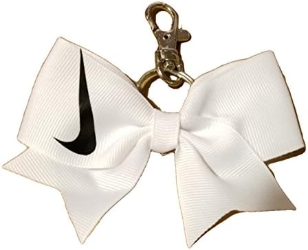 Cheer bows Key Chain, Backpack Bow White Nike