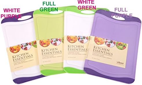 Wham Large Chopping Board With Antibacterial Surface (Purple White-20168)