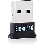 Bluetooth Dongle, USB Bluetooth 4.0 Adapter for PC/DESKTOP Support Windows 10/8.1/8/7/XP/Vista/2003