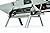 Camco Olympian 5500 Stainless Steel Portable Propane Gas Grill with RV Mounting Bracket and Folding Legs for Tabletop Use (57305)