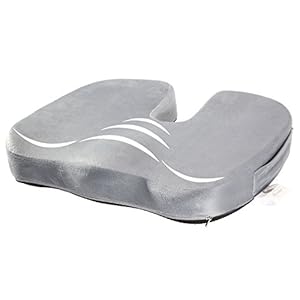 RAINLAX 座布団 低反発 坐骨神経痛対策クッション 骨盤サポート U型