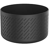 Shorty Protective Silicone Sleeve Compatible with Hydro Flask Bottles (for 32/40oz Wide Mouth Bottle, Black)