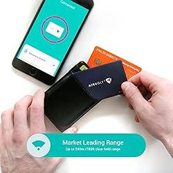 AIRBOLT Card Tracker - Rechargeable Bluetooth