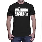 HAASE UNLIMITED Mens The Walking Dad - Father's Day T-shirt