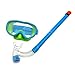 YITU Kids Silicone Scuba Swimming Swim Diving Mask Snorkel Glasses Set Anti Fog Goggles (Lake Blue)