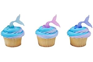 A1 BAKERY SUPPLIES Mermaid Tail Wrap Cupcake Rings - 24 pc