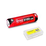 Klarus 18GT-IMR31 3100mAh IMR Battery With SKYBEN Battery Case Designed for XT12GT XT11GT XT11S XT2C ST15 and Other 18650 Flashlight