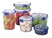 Sistema Klip It Collection Round Food Storage Container, 74 Ounce/ 9.25 Cup
