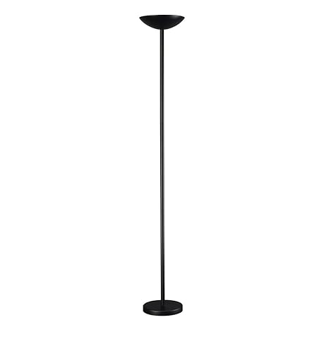 Modern Black Halogen Dimming Standard Light Uplighter Floor Lamp