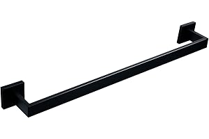 BAGNOLUX BANOLUX Towel Rack, 22 Inch Single Towel Bars for Bathroom, Towel Racks for Bathroom Wall Mounted SUS304 Stainless Steel Hand Towel Holder Organize Heavy Duty, Matte Black Towel Bar