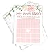Printed Party Baby Shower Games – Bingo Game for Girl, Baby in Bloom Floral Theme, 50 Cards