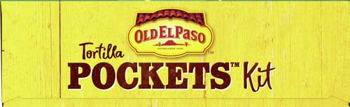 OLD EL PASO TORTILLA POCKETS DINNER KIT, 12.4 OZ