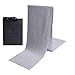 KUMONE Men Scarf Cashmere Winter Knit Wool Scarves with Gift Bag, Gray