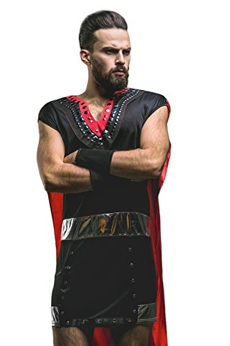 Adult Men Gladiator Hallooween Costume Roman Greek Warrior Dress Up & Role Play