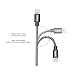 noot products Car Charger for iPhone XS/XS Max/XR/X/10/8/8 Plus/7/7 Plus/6/6 Plus/5S 3.1A Dual USB Charge Adapter with 6ft Nylon Braided USB Fast Charging Cable Cord