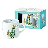 Wedgwood Boy's Peter Rabbit Single Handled Mug, White and Blue