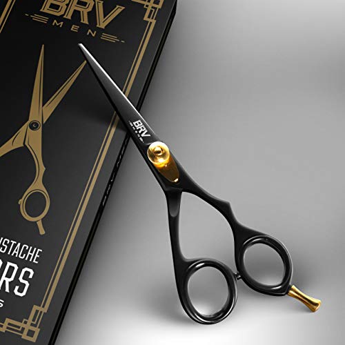 Facial Hair Scissors for Men Mustache & Beard Trimming Scissors 5.5