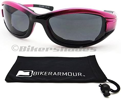 BikershadesMotorcycle Sunglasses Foam Padded PETITE Women, Girls and Boys.