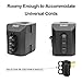 BougeRV RV Surge Protector Lock Hasp Protective Metal Box Heavy-Duty with Padlock Compatible with Surge Guard 30A Model 44750, 50A 44270, 34850 (Does Not Fit Model 34830 or 34950)