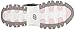 Skechers womens D'lites Looking Glass Memory Foam Lace-up Sneaker,Navy/White Lace,8.5 M US