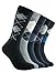 Emprella Mens Dress Socks 5 Pack Cotton Argyle Dress Socks Assorted Colors -5 Pair (10-13, Argyle)
