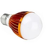 SUPERNIGHT Horticulture E27 5W LED Plant Grow Light Bulb for Flowering Plant Vegetables, 5 LED Energy Saving Spotlight Downlight Plant Light Bulb for Indoor Hydroponic Garden Greenhouse