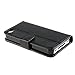 Insten Leather Case with Credit Card Wallet for Apple iPhone 4 - Retail Packaging - Black