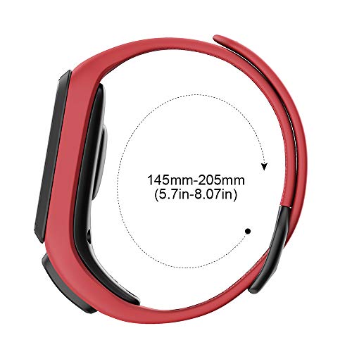 ANCOOL Compatible with Spark 3 Watch Bands Silicone Watch Straps Replacement for Runner 2 3,Spark 3, Golfer 2,Adventurer Smartwatches (Red)