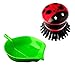 Vigar Ladybug Palm Dish Scrub Brush with Holder, Perfect Kitchen Brushes for Dishes, Sink Brush and Cleaning Brushes for Household Use, Red, Green