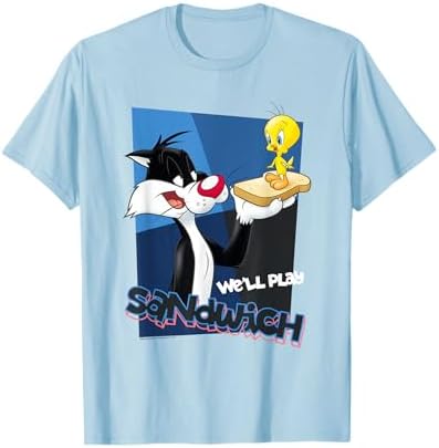 Amazon.com: LOONEY TUNES Boys' Sylvester and Tweety T-Shirt Size 4